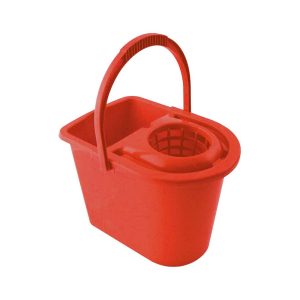15L Mop Bucket & Wringer Red