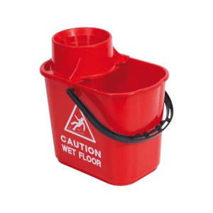 15L Prof Mop Bucket With High Profile Wringer Red