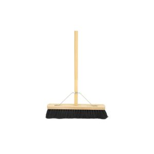 18" Black Coco Broom Complete
