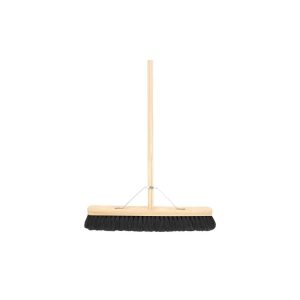24" Black Coco Broom Complete