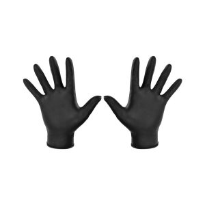 Black Nitrile Powder Free Gloves Small (Pack/100)