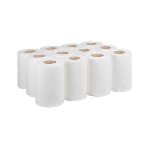 White 2ply Mini Centrefeed Rolls 60m (Case/12)